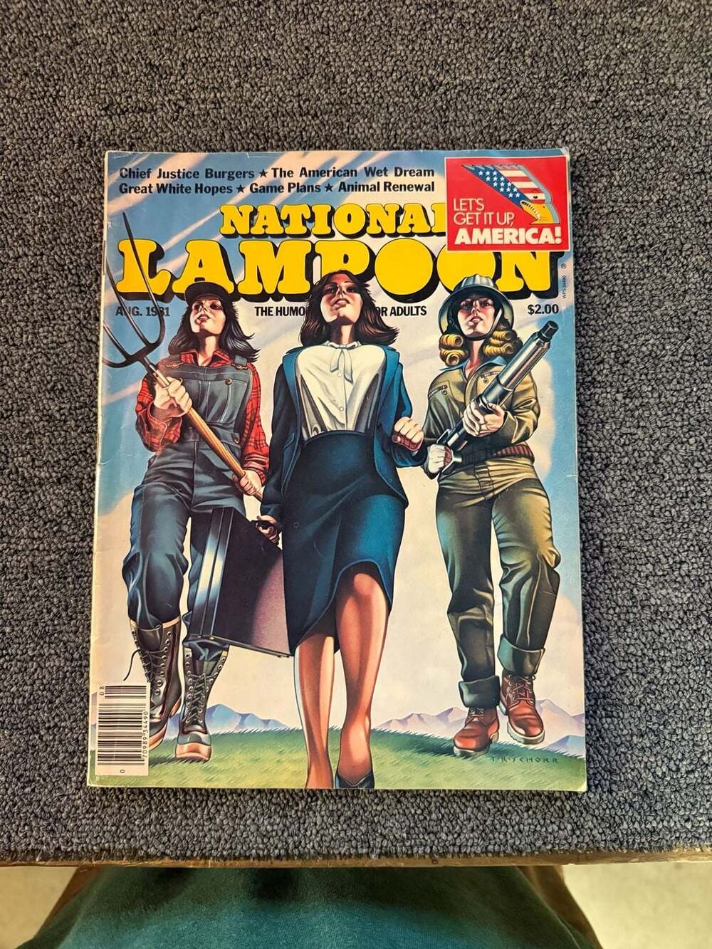 National Lampoon Magazine August 1981 Get It Up America!